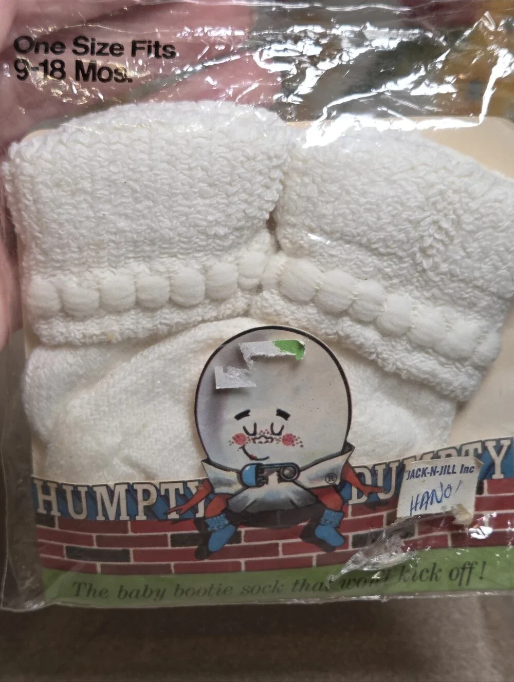 Vintage Care Bear & Humpty Dumpty Baby Socks